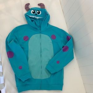 Disney Parks Monster’s Inc zip up hoodie. Sully